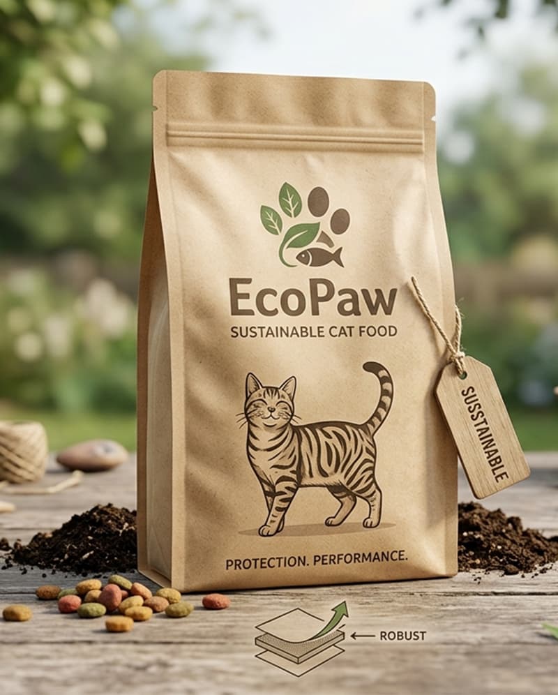 Eco-Friendly Cat Food Packaging