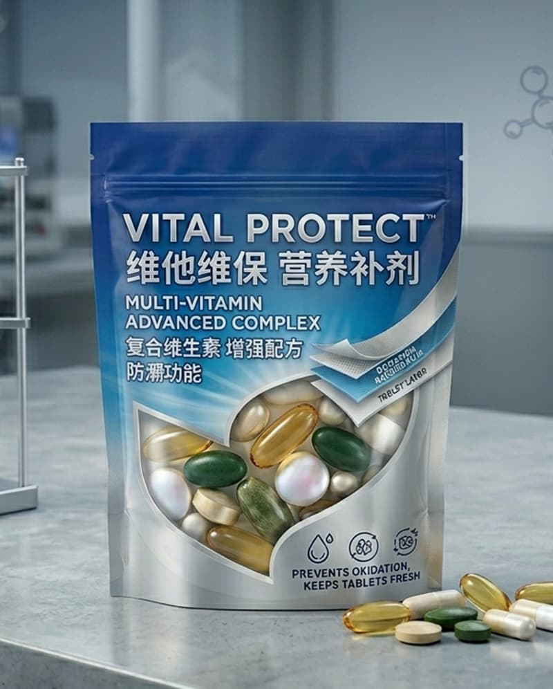 Custom Supplement Packaging Bags