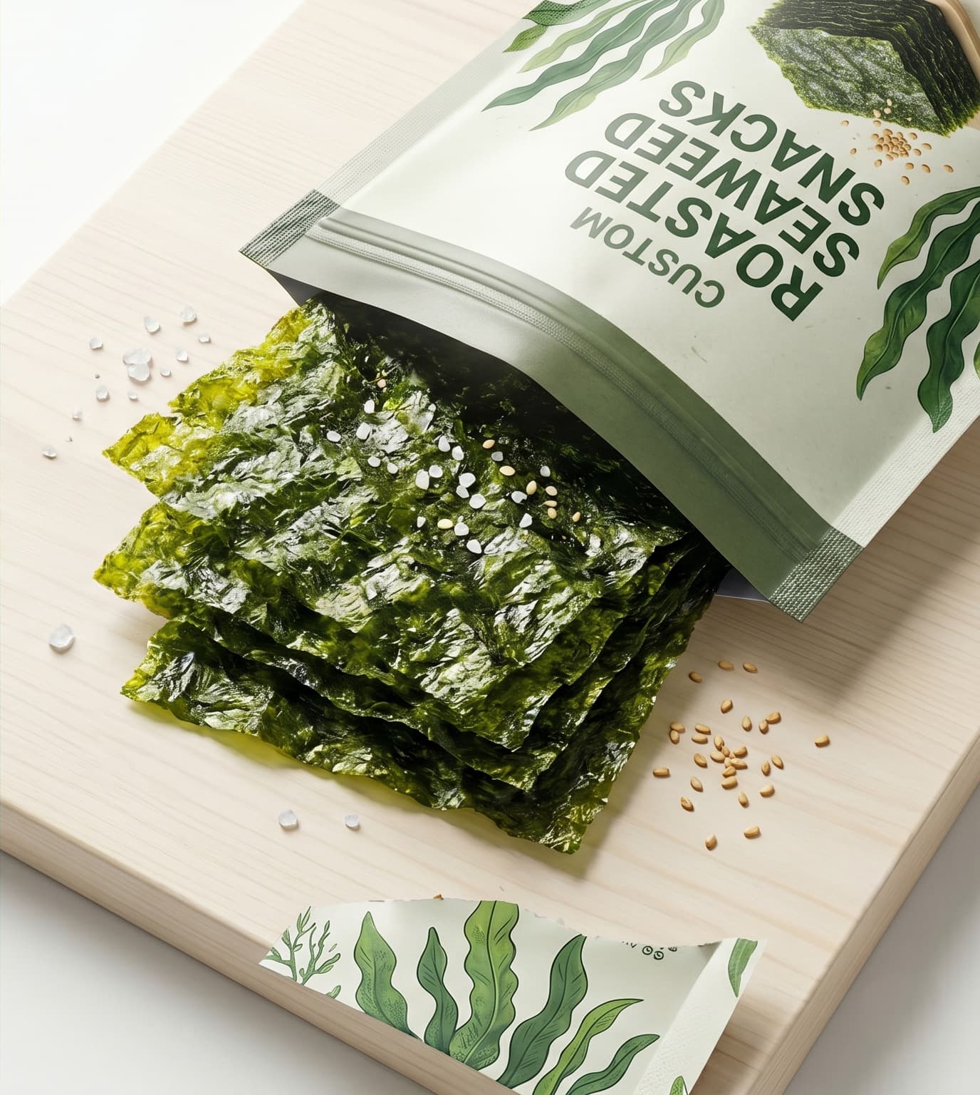 Custom Seaweed Packaging Bags