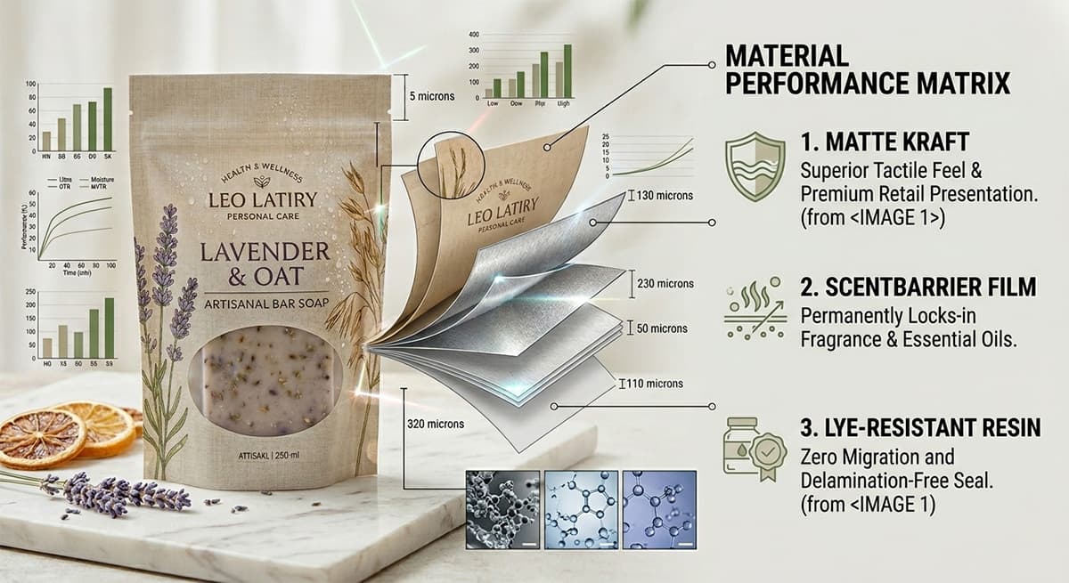 Soap Packaging Pouches Material Structure