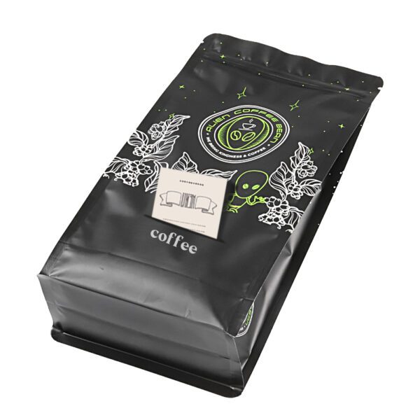Coffee Packaging Bags with Card Slit